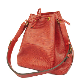 LOUIS VUITTONAuth  Epi Petit Noe M44107 Women's Shoulder Bag Castilian Red