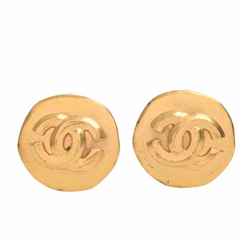 CHANEL Cocomark earrings gold ladies