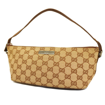 GUCCIAuth  Pouch 039 1103 Women's Canvas Beige,Brown