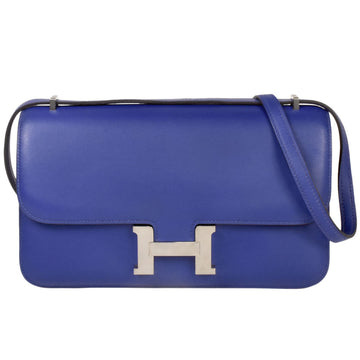 HERMES Constance 3 Elan Blue Electric Vaux Swift P stamp [manufactured in 2012] Shoulder bag