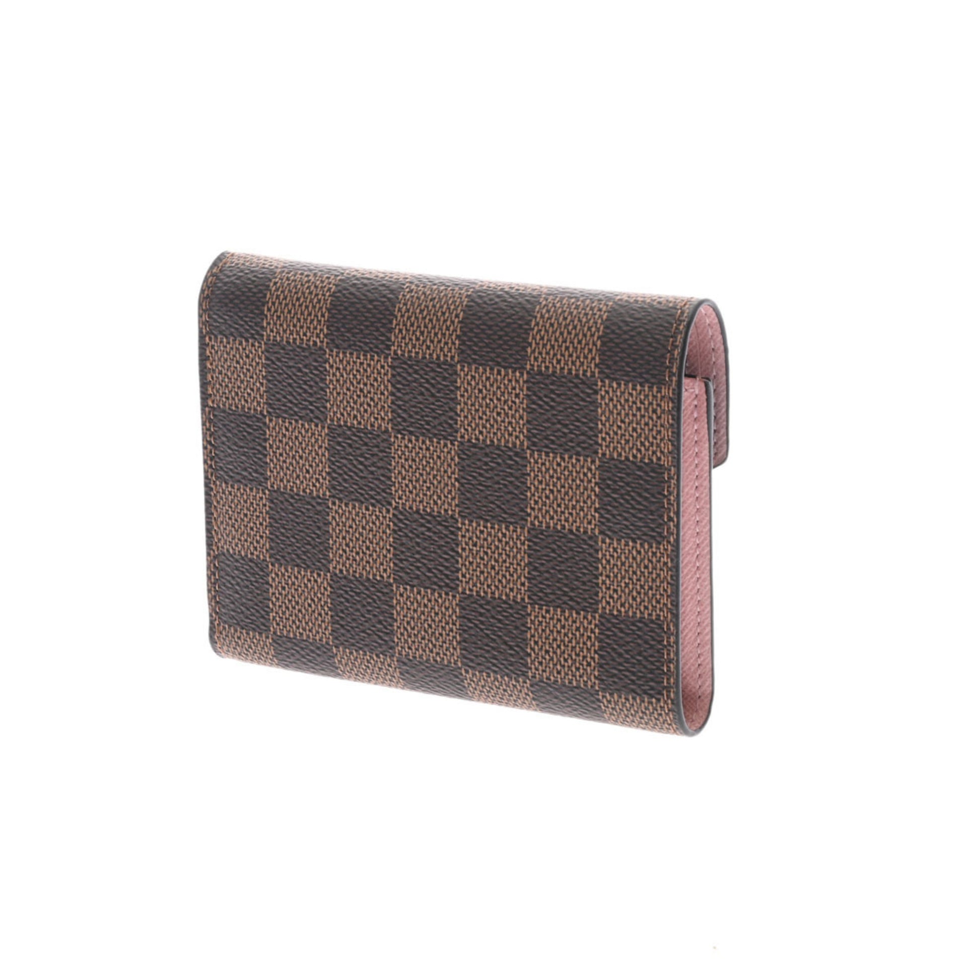 Authenticated Used Louis Vuitton Damier Portefeuille Victorine N61700 Trifold  Wallet Ladies 