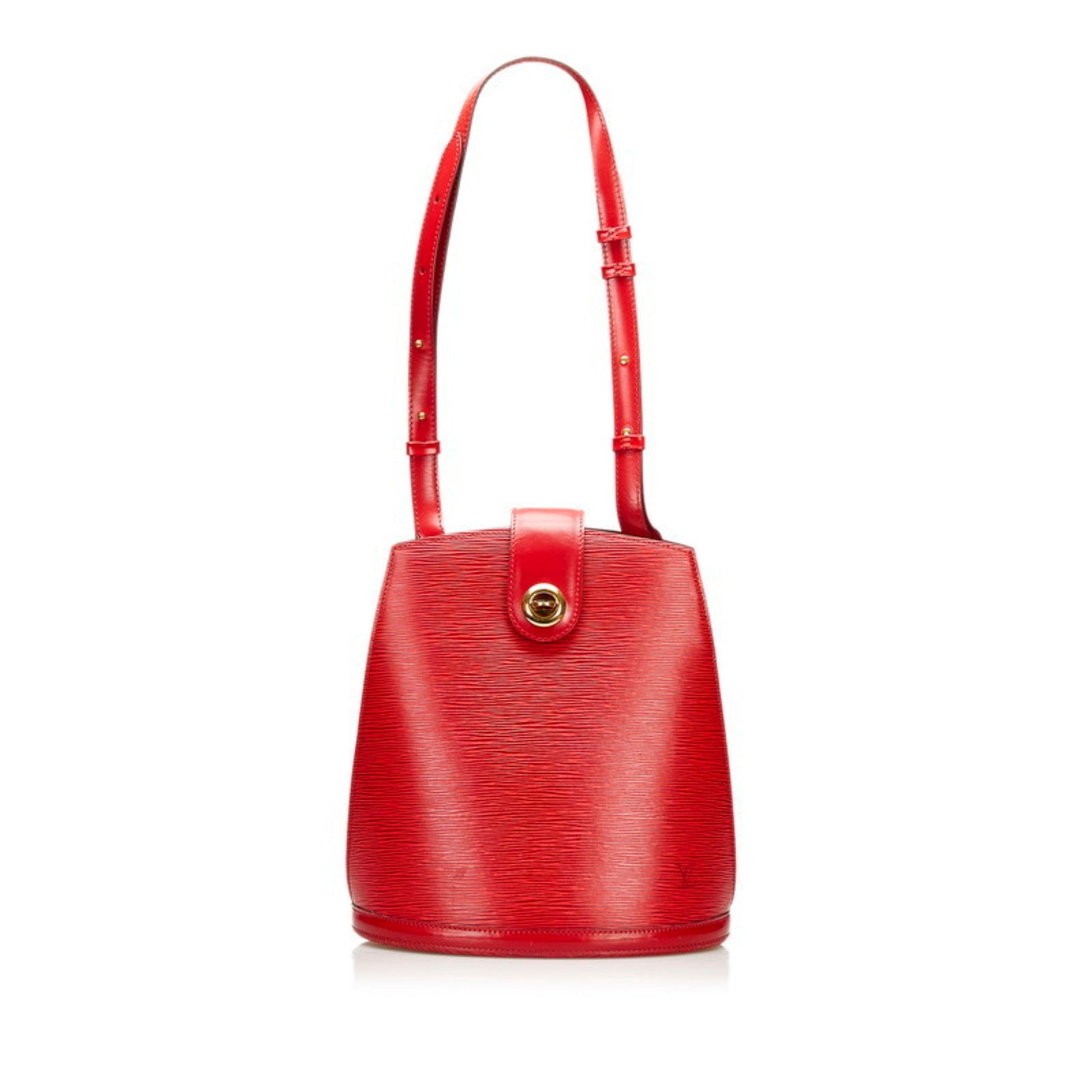 Shop for Louis Vuitton Red Epi Leather Cluny Shoulder Bag - Shipped from USA