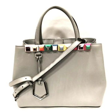 FENDI Petit to Jour 8BH253 Rainbow Studs 2way Bag Shoulder Handbag Women's