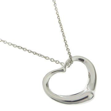 TIFFANY Open Heart Large Elsa Peretti Silver 925 Women's Necklace