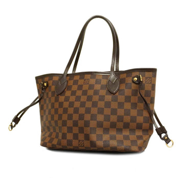 LOUIS VUITTON Tote Bag Damier Neverfull PM N51109 Ebene Ladies