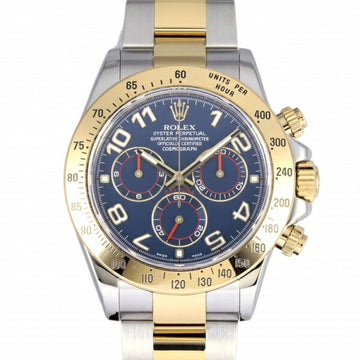 ROLEX Daytona 116523 Blue/Arabic Dial Watch Men's