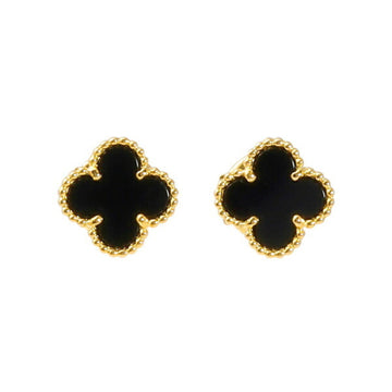 VAN CLEEF & ARPELS Sweet Alhambra K18YG Yellow Gold Earrings