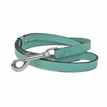 TIFFANY Leather Accessory Light Blue Pet leash large size 60929270