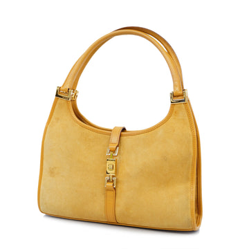 GUCCIAuth  Jackie Handbag 002 1068 Women's Suede Beige