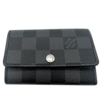 LOUIS VUITTON Multicle 6 Damier Graphite N62662 Key Case Men's