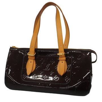 LOUIS VUITTONAuth  Monogram Vernis Rosewood Avenue M93510 Shoulder Bag Amarante