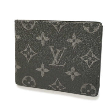 LOUIS VUITTONAuth  Monogram Eclipse Portefeuille Slender M62294 Bill Wallet