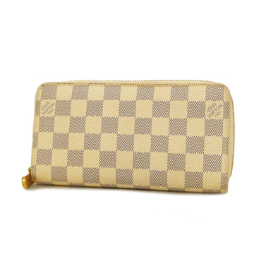 LOUIS VUITTONAuth  Damier Azur Zippy Wallet N60019 Women's Long Wallet