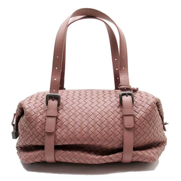 Bottega Veneta Shoulder Bag Intrecciato Deco Rose Pink Leather
