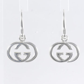 GUCCI Interlocking G Silver Earrings Box Bag Total Weight Approx. 7.6g Jewelry Wrapping Free