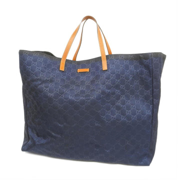 GUCCI tote bag GG nylon 286198 navy ladies