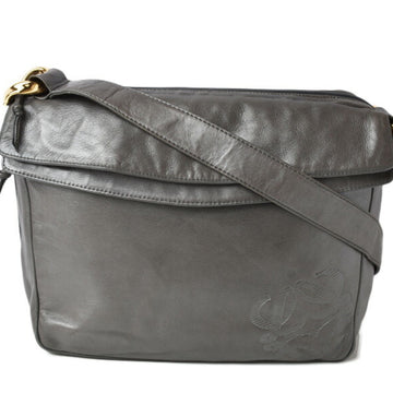 Loewe Shoulder Bag / Semi-shoulder Men's Women's LOEWE Lambskin Light Gray