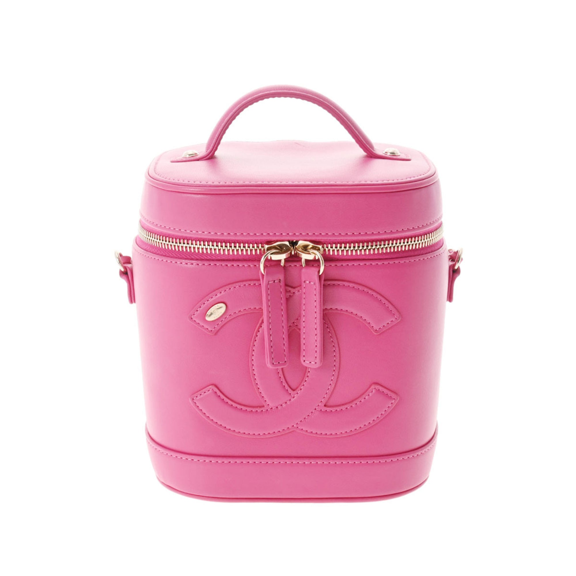 Chanel pink discount vanity bag