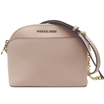 MICHAEL KORS ladies shoulder bag leather pink