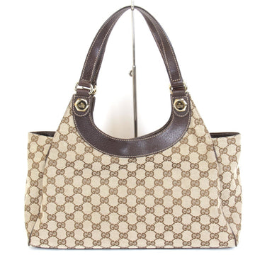 GUCCI Tote Bag GG Canvas Beige Ladies