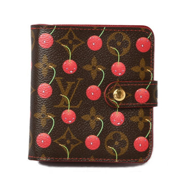 Louis Vuitton Wallet LOUIS VUITTON Monogram Cherry Folding Wallet/Ship M95005