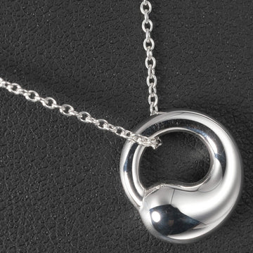 TIFFANY Eternal Circle Necklace Silver 925 &Co. Women's