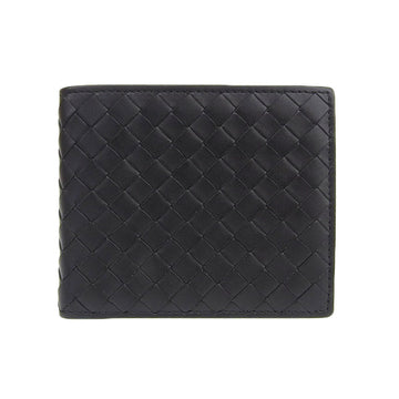 Bottega Veneta Intrecciato commuter case folio billfold leather black 138625 V4651 1000