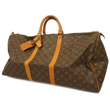 LOUIS VUITTONAuth  Monogram Keepol 55 M41424 Men,Women,Unisex Boston Bag,Handbag