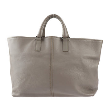 BOTTEGA VENETA Tote Bag 191312 Leather Taupe Handbag Intrecciato