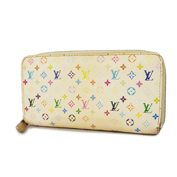 LOUIS VUITTONAuth  Monogram Multicolore Zippy Wallet M60049 Women's Long Wallet