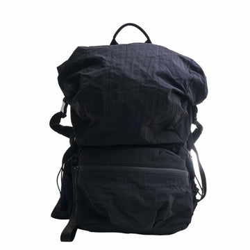 BOTTEGA VENETA Nylon Rucksack Backpack Black/Blue Women's