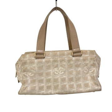 CHANEL New Line Handbag Women's Beige