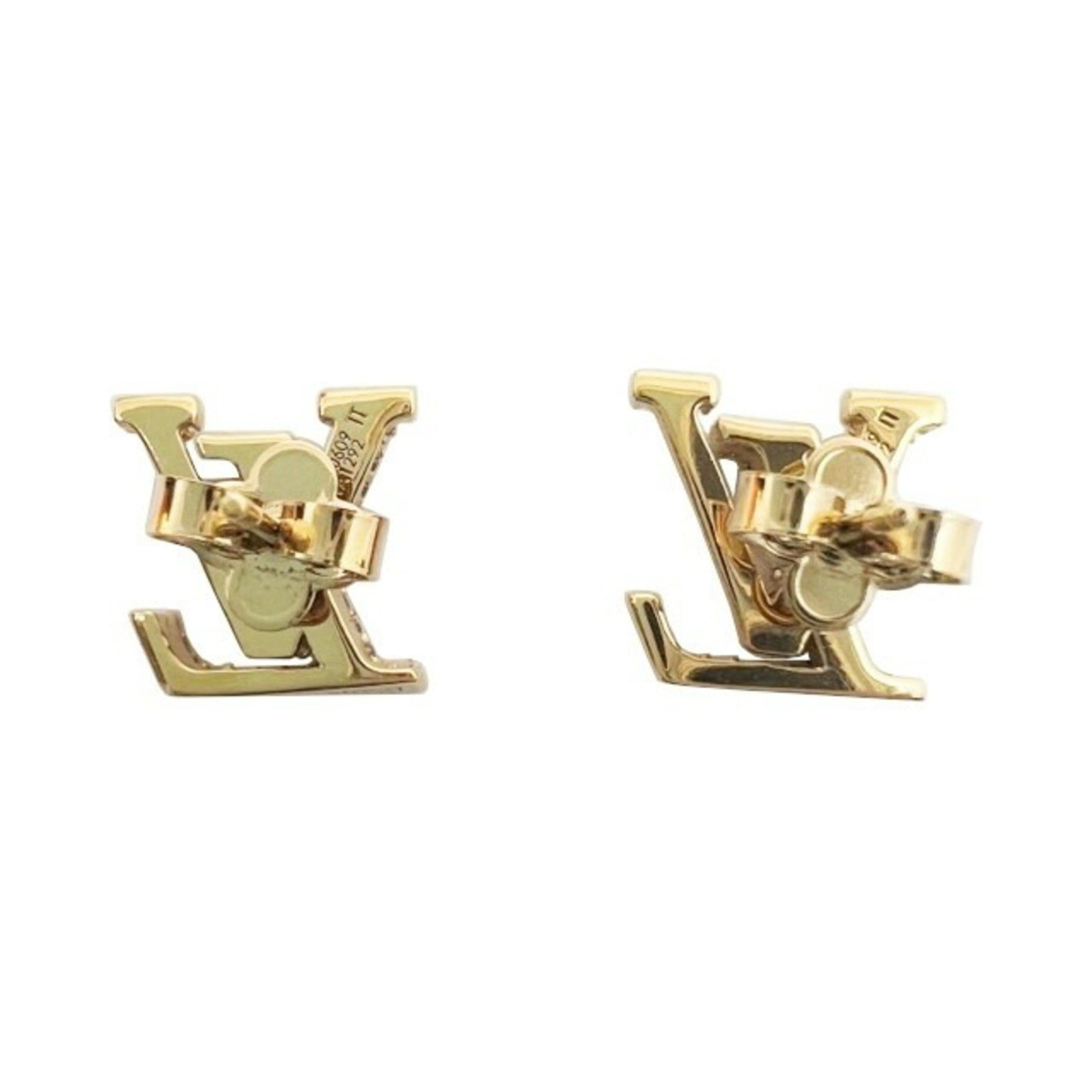 LOUIS VUITTON LV Iconic Earrings Palladium Brass