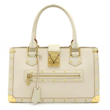 LOUIS VUITTON Sukhari Fabulous Tote Bag Handbag Studded Leather Bron Cream Yellow M91815
