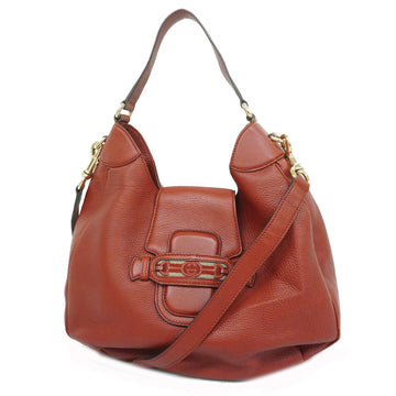 GUCCIAuth  2WAY Bag 296851 Women's Leather Handbag,Shoulder Bag Brown