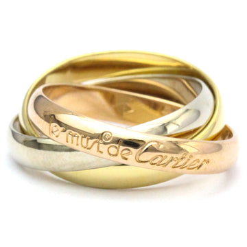 CARTIER Trinity Pink Gold [18K],White Gold [18K],Yellow Gold [18K] Fashion No Stone Band Ring