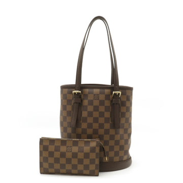 LOUIS VUITTON Damier Male bucket type shoulder bag tote N42240