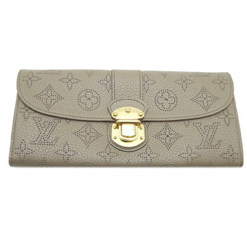 LOUIS VUITTON Mahina Amelia Women's Long Wallet M93765 Monogram Taupe