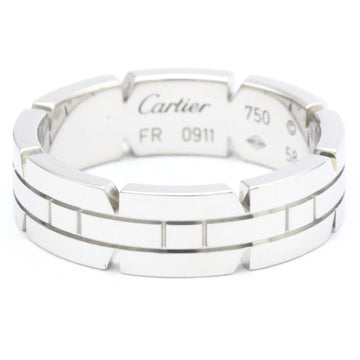 CARTIER Tank Francaise White Gold [18K] Fashion No Stone Band Ring Silver