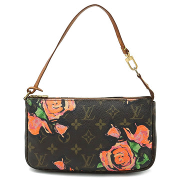 LOUIS VUITTON Monogram Rose Pochette Accessoire Handbag M48615