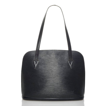 Louis Vuitton Epi Lussac Tote Bag M52282 Noir Black Leather Ladies LOUIS VUITTON