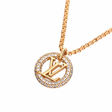 LOUIS VUITTON Louise By Night Necklace M00759 Gold Ladies