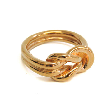 HERMES Metal Scarf Ring Gold Atame