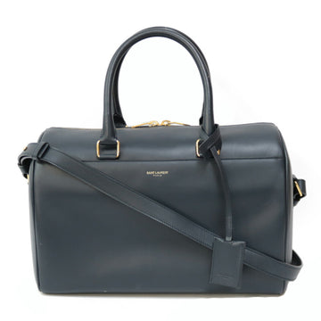 SAINT LAURENT shoulder bag duffle navy ladies