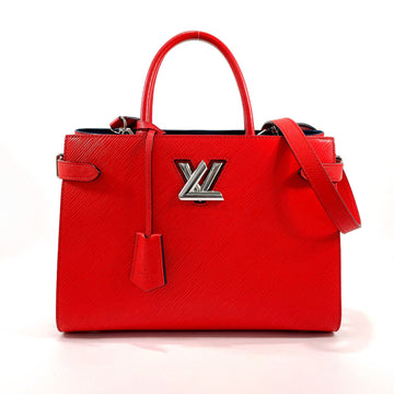 LOUIS VUITTON Twist Tote 2WAY Bag Epi Leather  M54811 Women's Red