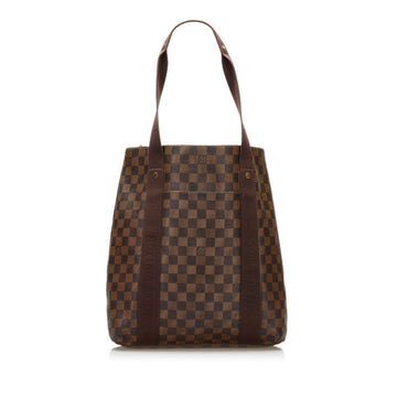 LOUIS VUITTON Damier Cover Bobour Tote Bag M53013 Brown PVC Leather Ladies