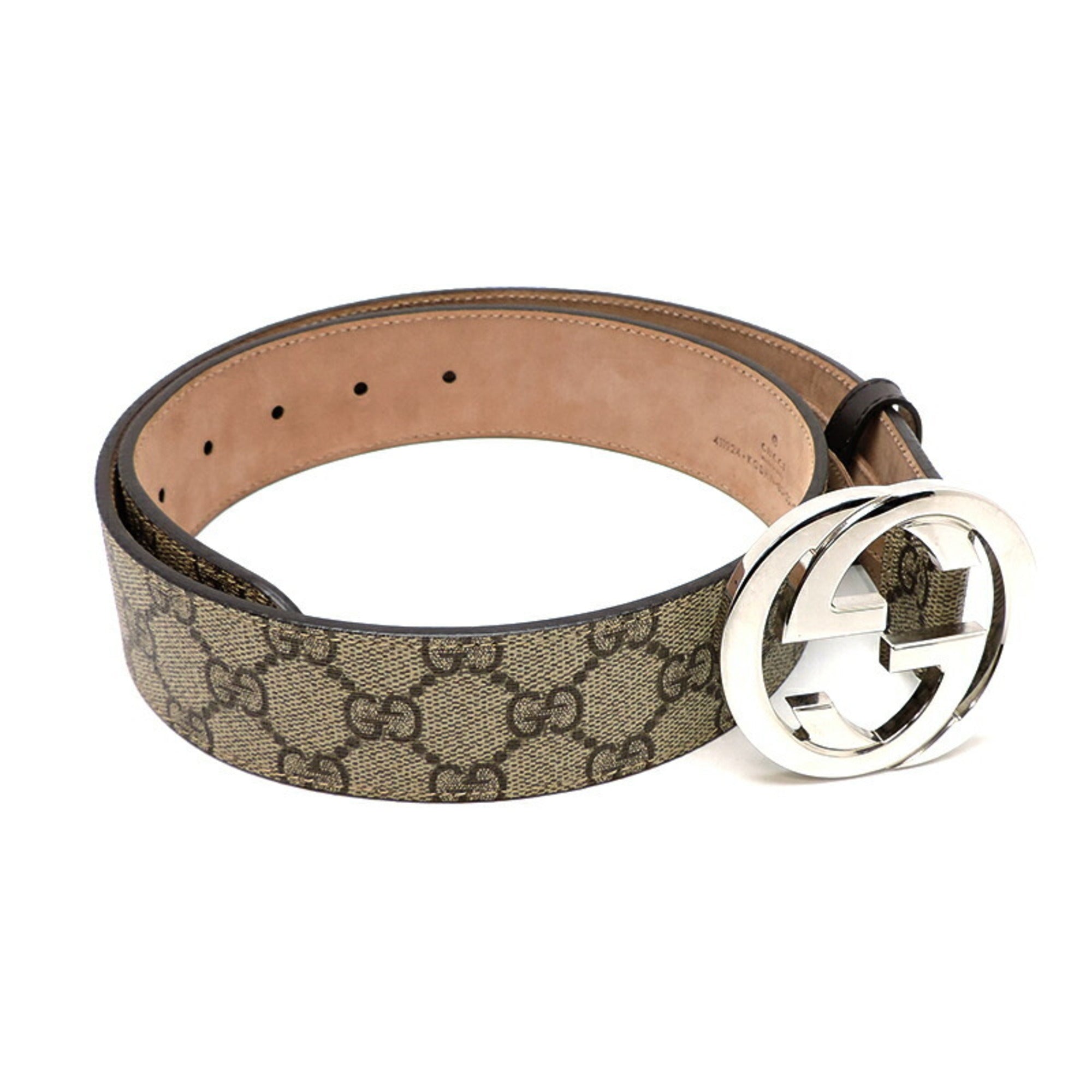 Gucci supreme belt outlet men