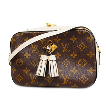 LOUIS VUITTON Shoulder Bag Monogram Saintonge M43559 Brown Ivory Ladies