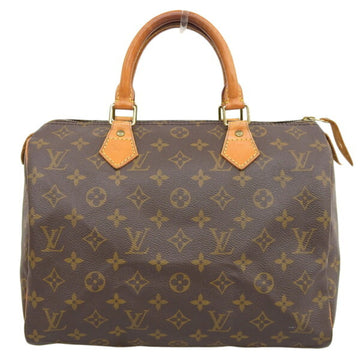 LOUIS VUITTON Monogram Speedy 30 Handbag Mini Boston Bag M41526 Brown Women's