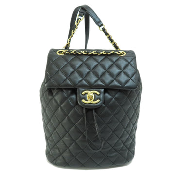 CHANEL Matelasse Coco Mark Backpack/Daypack Lambskin Women's